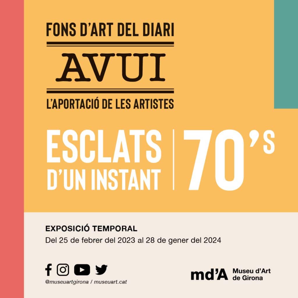 Esclats d'un instant, 70's. L'aportació de les artistes al fons d'art del diari Avui