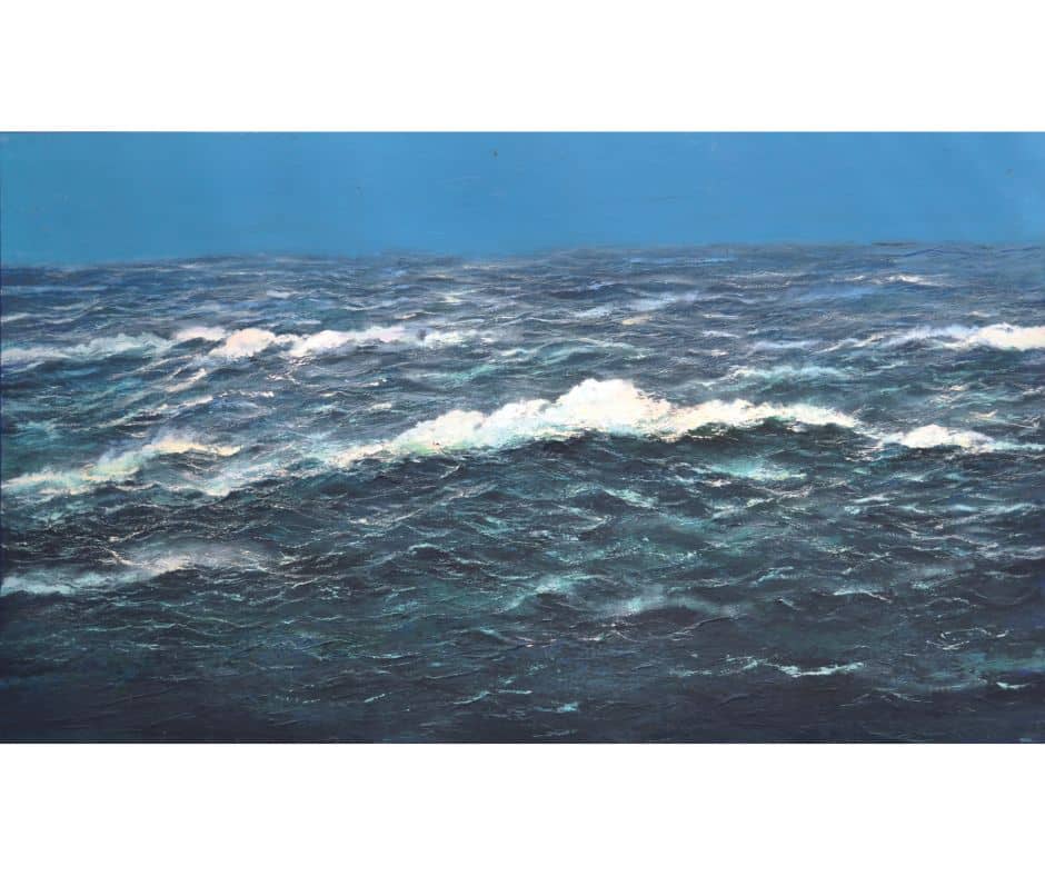 Obra Mar fosc, 2009, de Josep Niebla