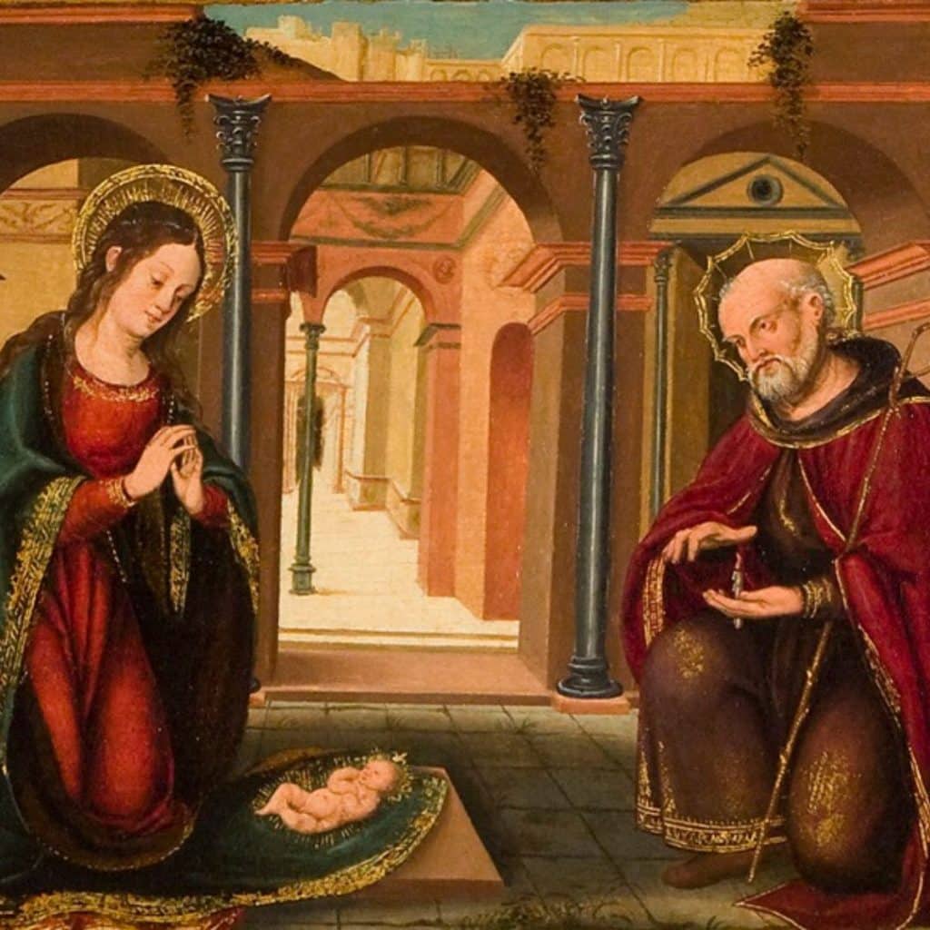 Nativitat, atribuïda al Pseudo-Joan de Borgonya, s.XVI