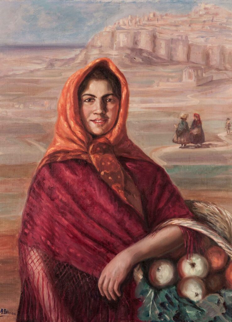 Quadre "noia d'Àvila"