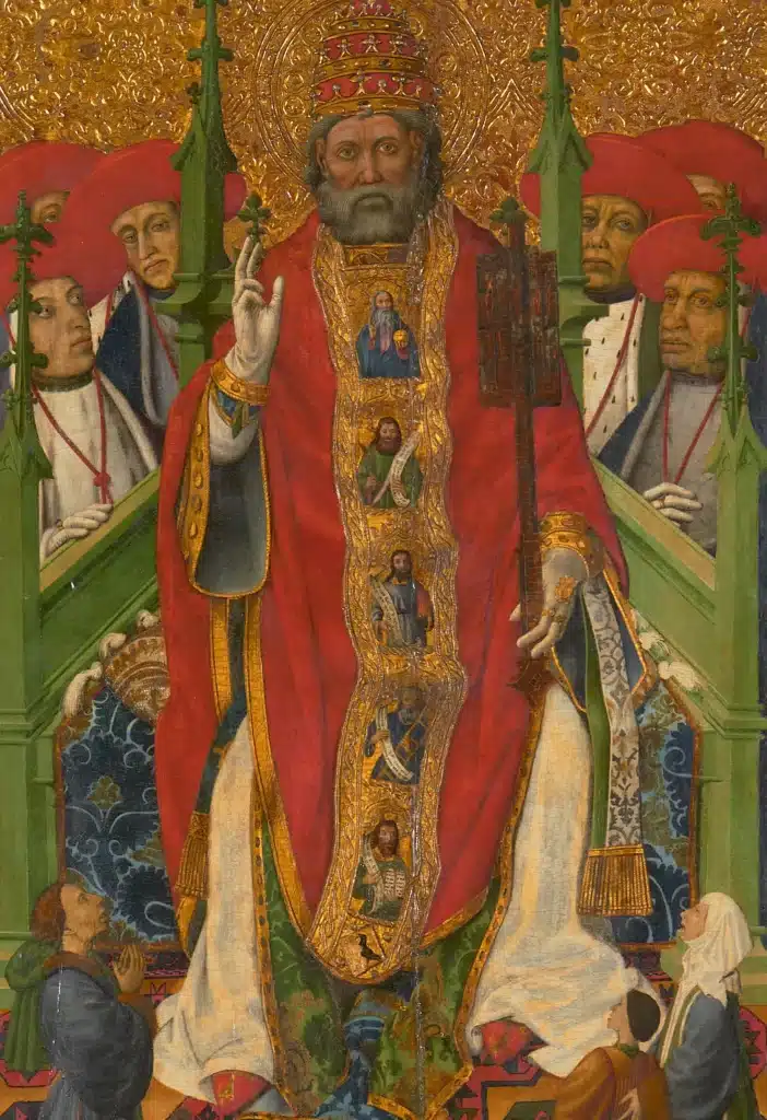 Detall retaule gòtic