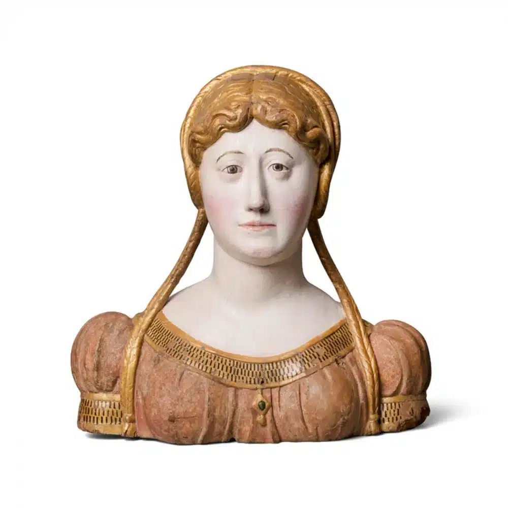 Bust reliquiari d'una santa