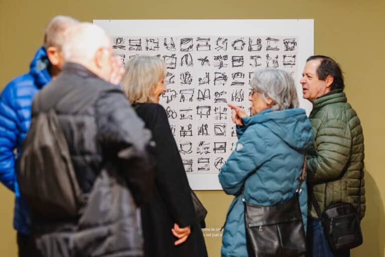 Museu d’Art de Girona, 14 de febrer de 2026.Inauguració de l’exposició “Calamicleos. Misèria i glòria” de Vicenç Huedo, dins el cicle expositiu dedicat a l’artista. Durant l’acte van intervenir Carme Sais, comissària de l’exposició,  l’artista Vicenç Huedo, Carme Clusellas, directora del Museu d’Art de Girona;,el president de la Fundació Fita, Quim Bover i Isabel Bernal, directora dels Serveis Territorials de Cultura de la Generalitat de Catalunya a Girona.
Fotografia: Toni Vilches Fotografia